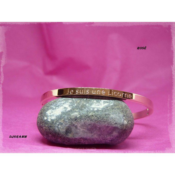 bracelet-message-je suis licorne