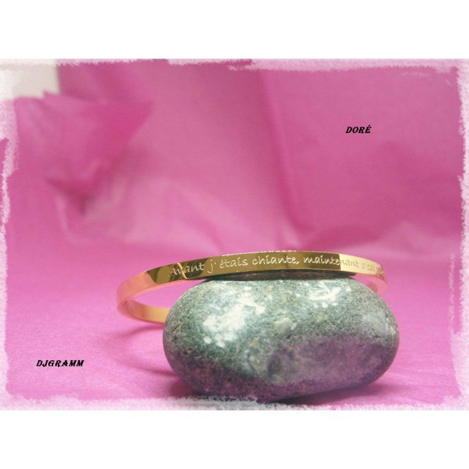 bracelet-acier-doré