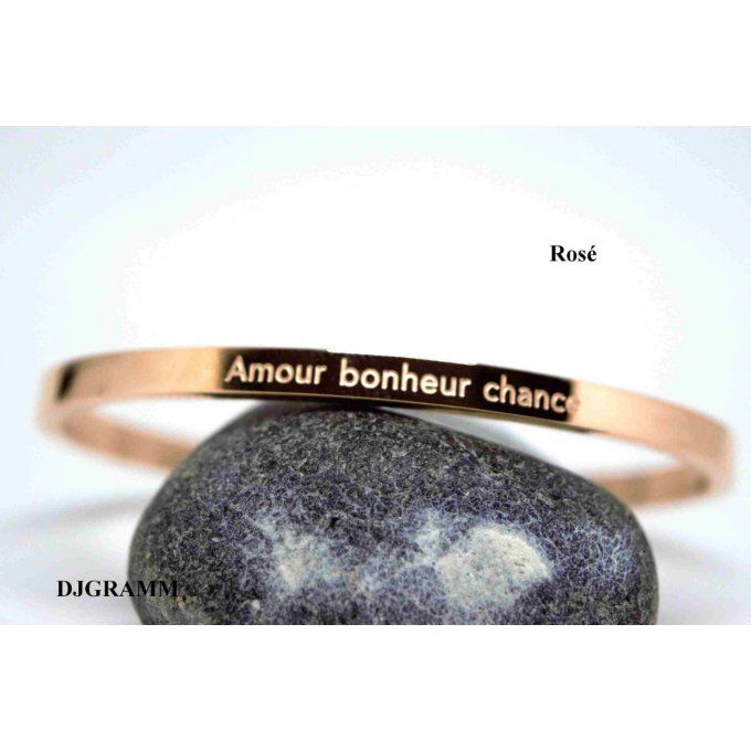 bracelet message jonc
