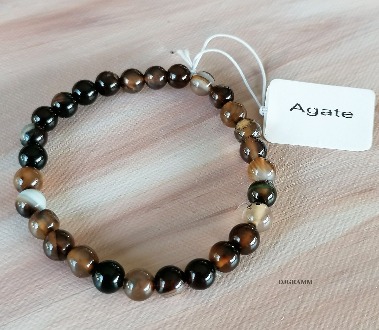 Bracelet pierre agate naturelle