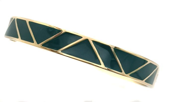 bracelet-jonc-MANCHETTE-large-acier-ferme-colore-emaille-vert
