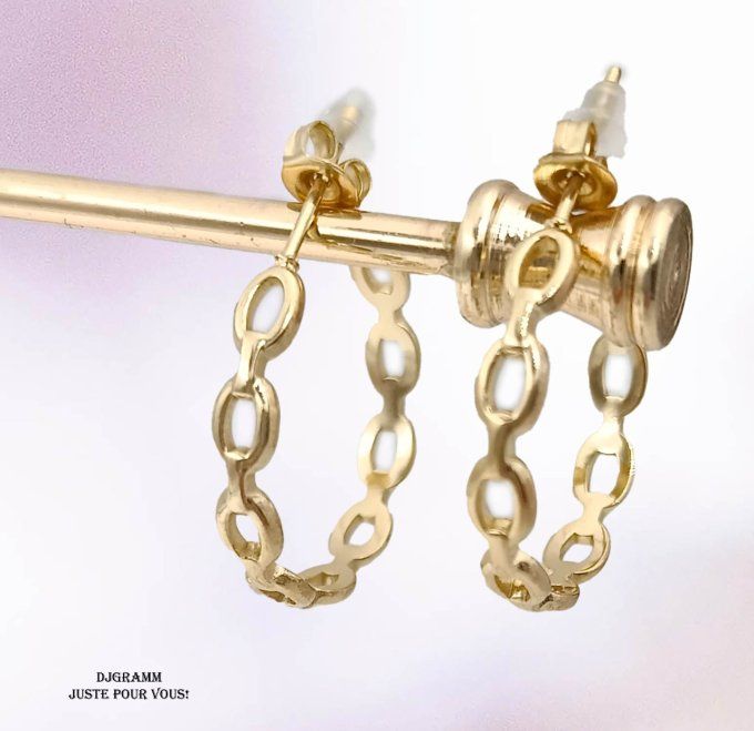 boucles-oreilles-acier-creoles-puce-anneaux-maillons