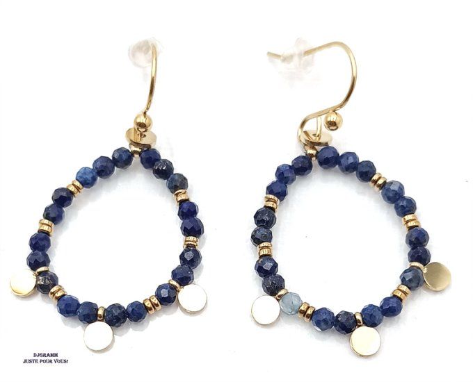 Boucles-oreilles-acier-pierre-lapis-lazuli-goutte