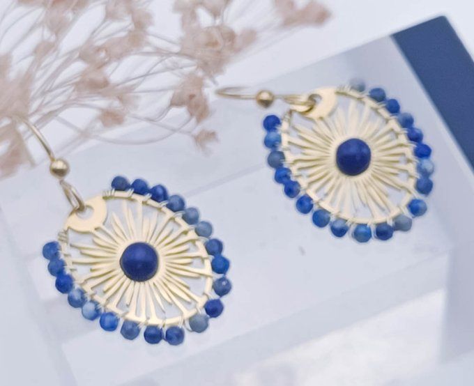 boucles-oreilles-acier-pierre-lapis-lazuli-bleu