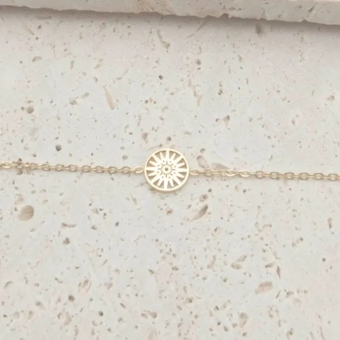 bracelet-enfant-ajustable-acier-dore