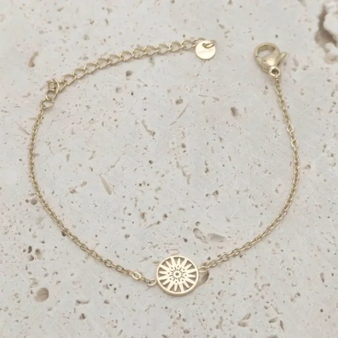 bracelet-enfant-ajustable-acier-dore