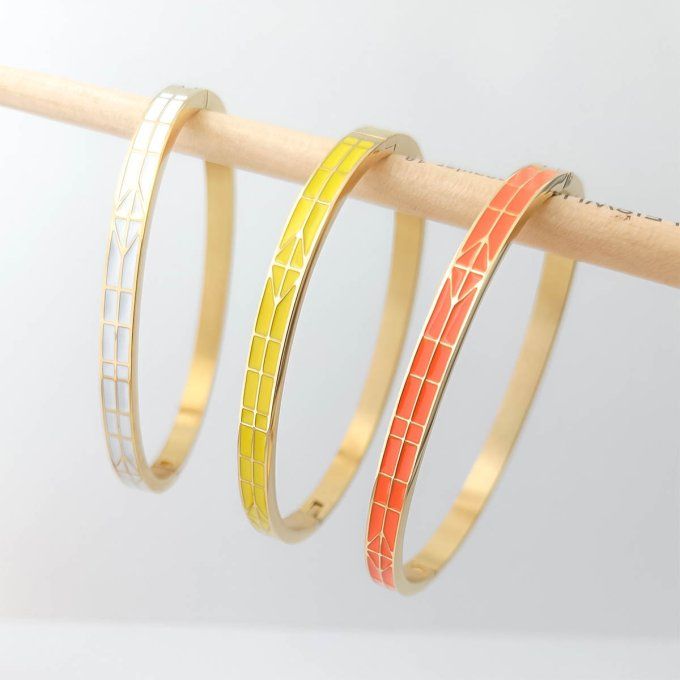 Collection bracelet jonc acier pour femme