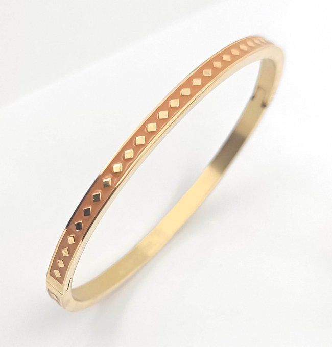 bracelet-acier-jonc-femme-email-marron-clair