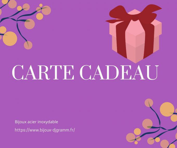 Carte cadeau 25 €